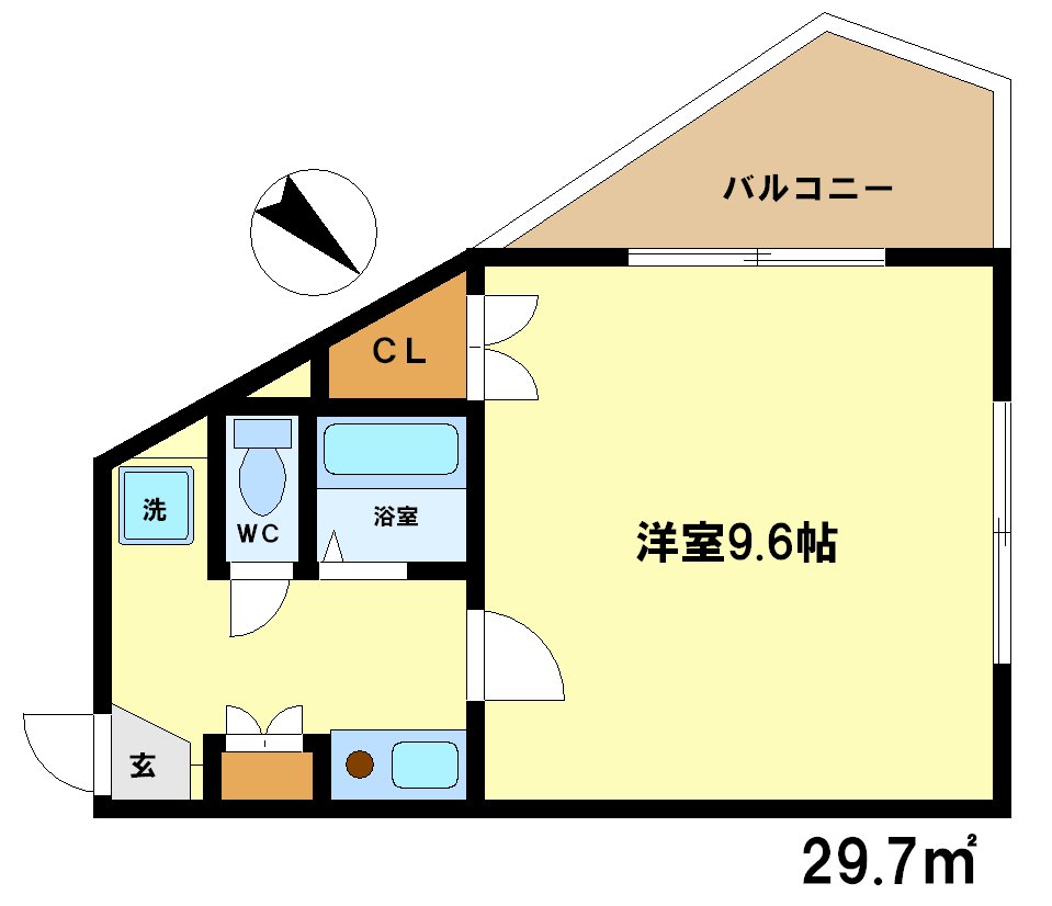 ディアリオ大宮の間取り
