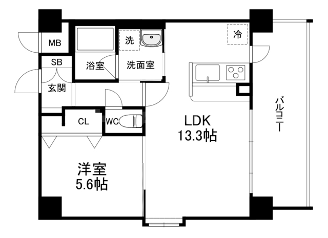 クレアドーレ京都二条の間取り