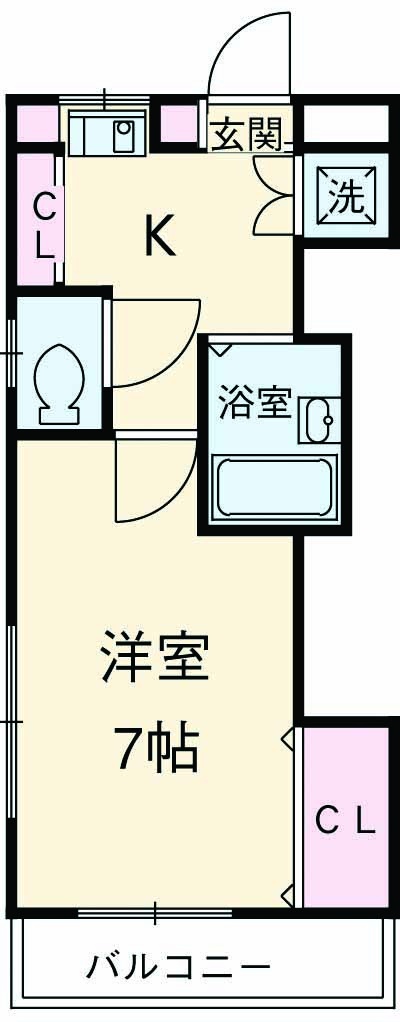 エクセレンス西所沢の間取り