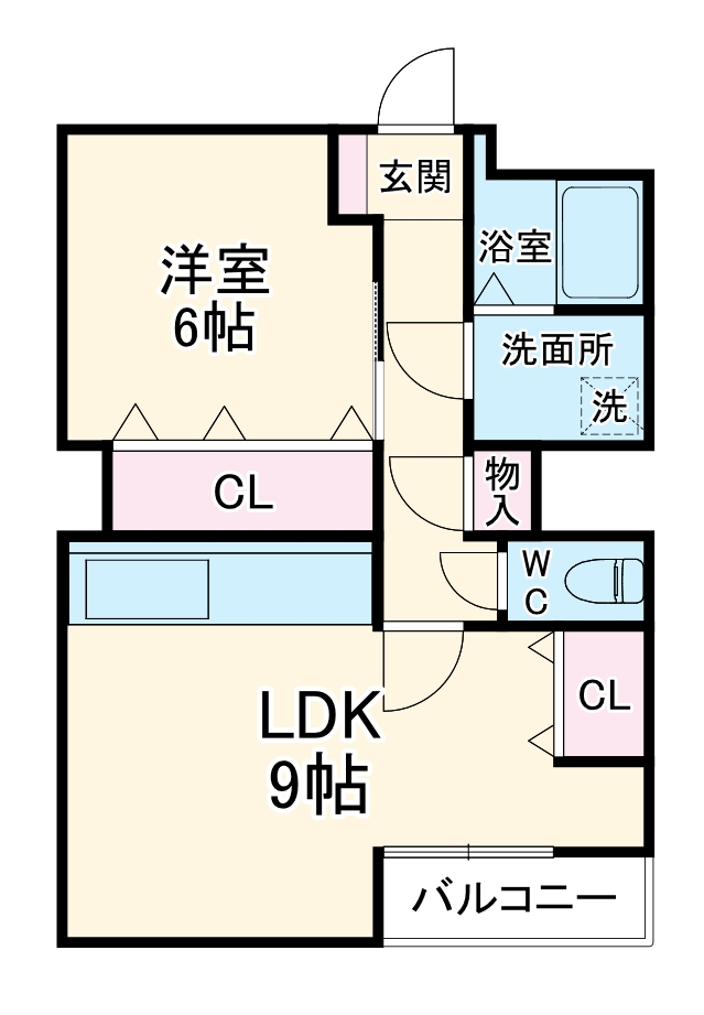 コーポ竹味の間取り