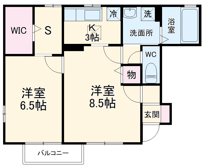 吉野ハイツ III棟の間取り