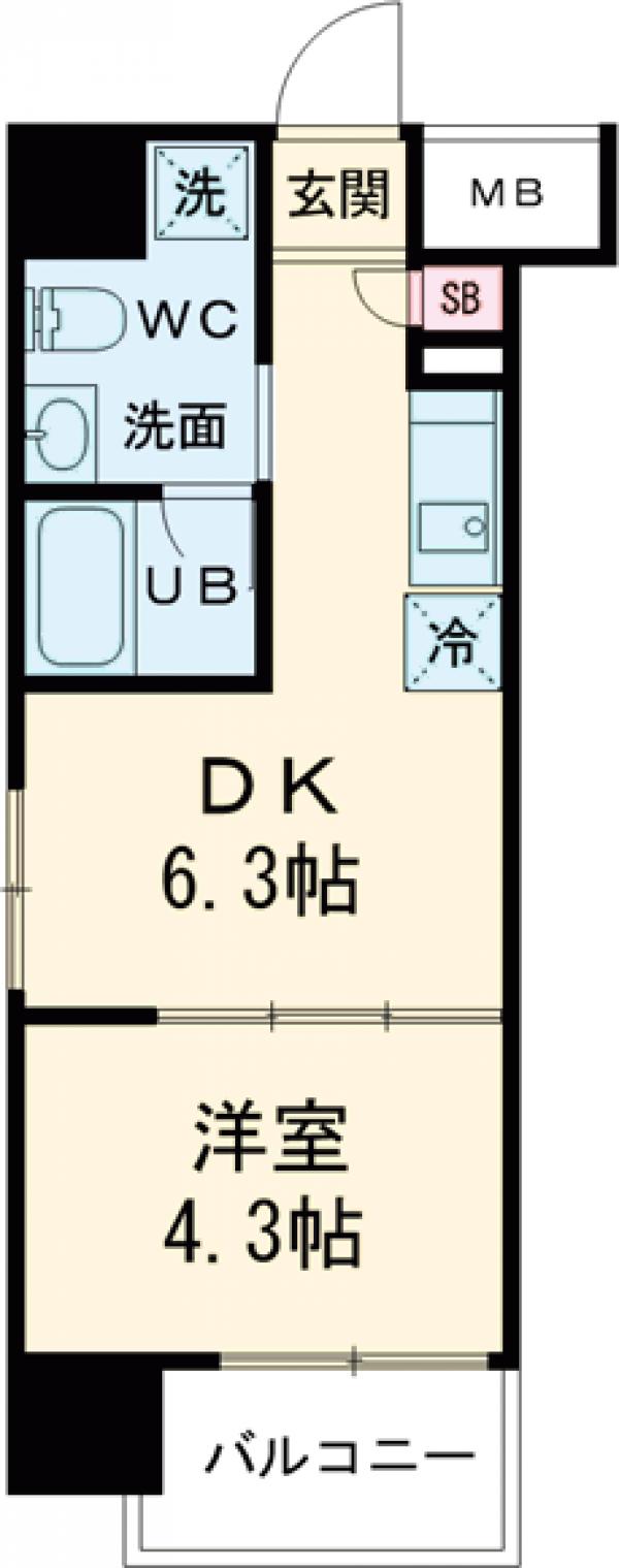 ベルシード綾瀬due♯Rの間取り
