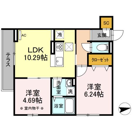 エクセルⅢの間取り