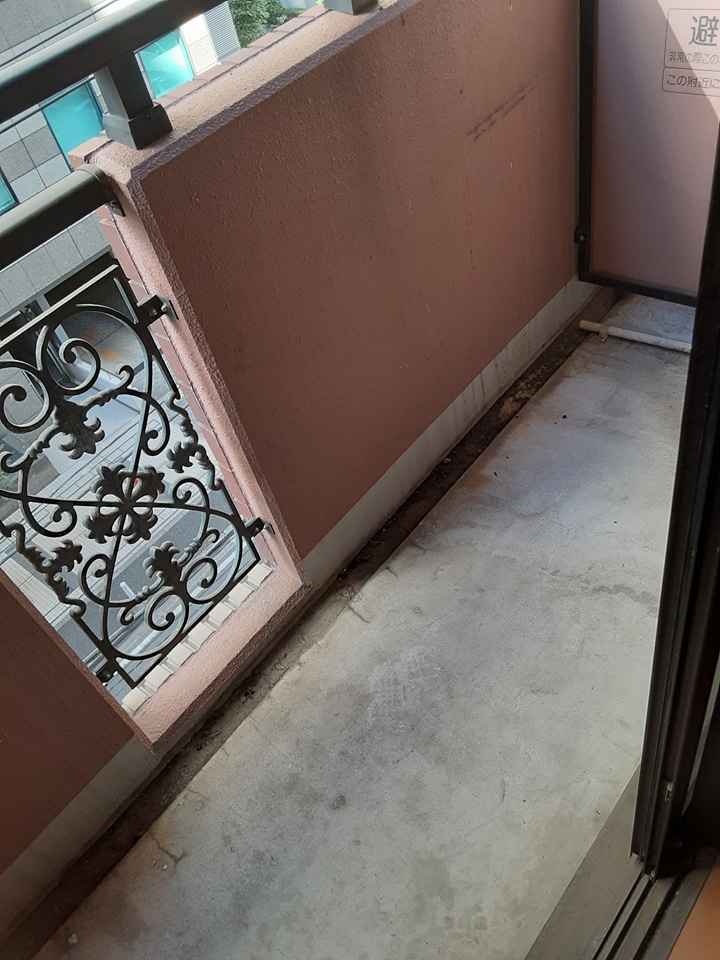 12/26 バルコニー