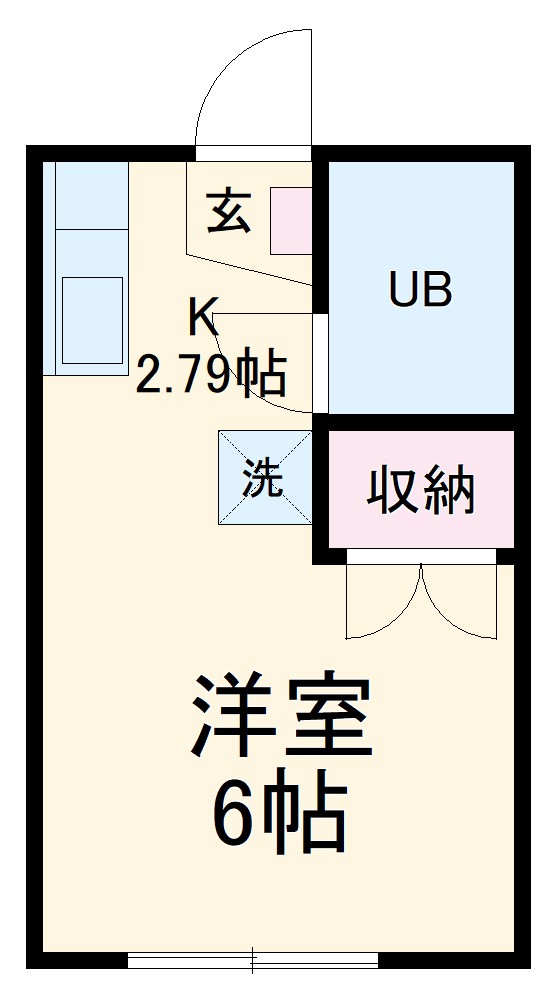 コーポ田沼の間取り