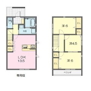 トレーフルにしきの間取り