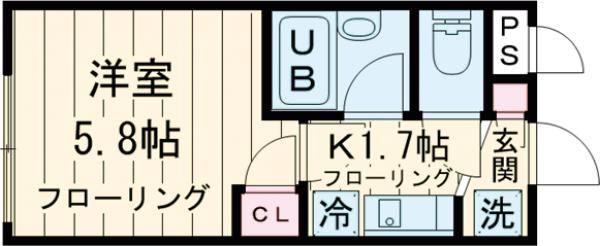 アルコバレーノ方南の間取り