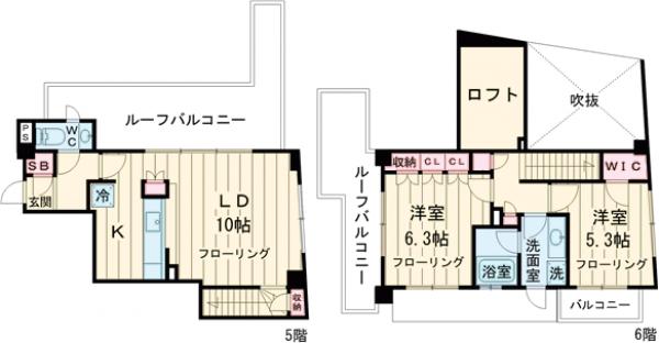 ラコント永福の間取り