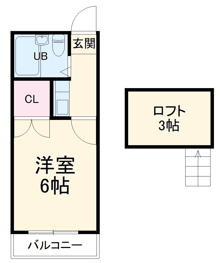 レオパレス豊四季第10の間取り