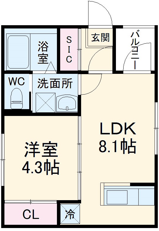 T.M.Apartmentの間取り