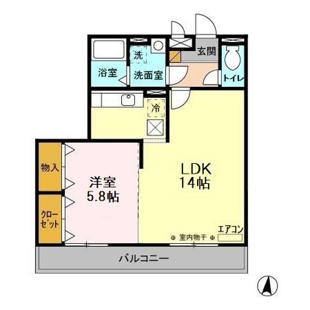 グレースヒルズ Iの間取り