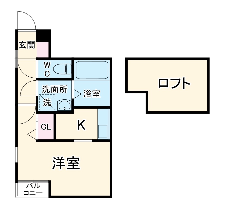 Luxe菅栄町の間取り
