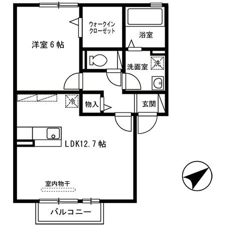 フィールドハイツの間取り