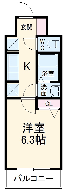 セントランド所沢の間取り