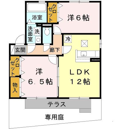 ラカーサ大池Wの間取り