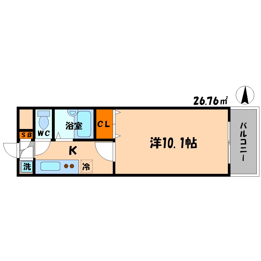 ロイヤルカーサ高瀬の間取り