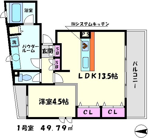 プリモルーチェの間取り