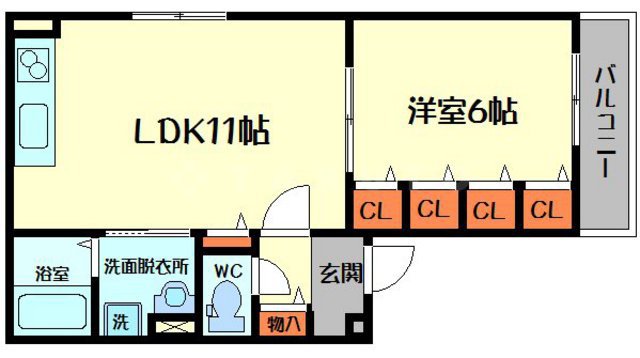 コンフォート宮野町の間取り