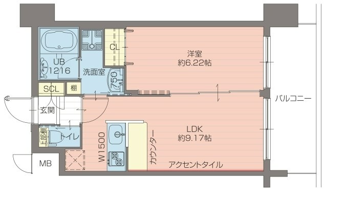 プレジオ海老江の間取り