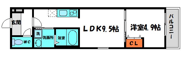 フジパレス門真市駅南の間取り