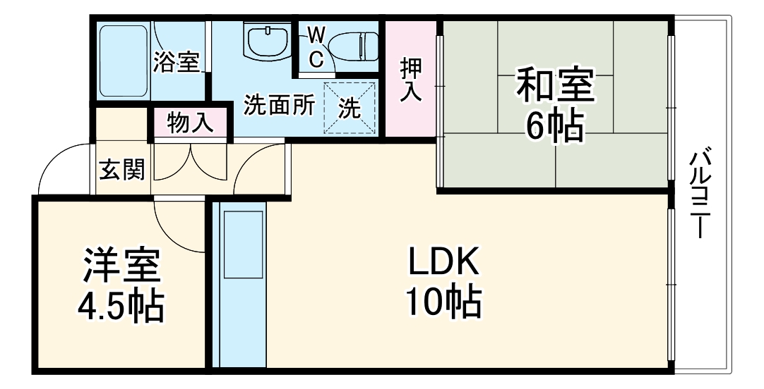 サンハイツ白井の間取り