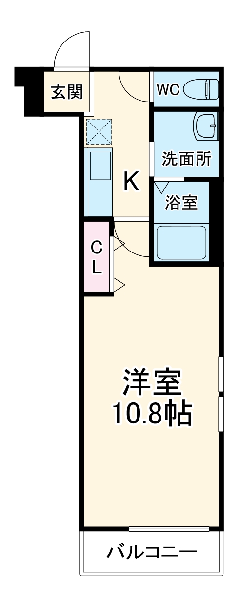フジパレス城東中央の間取り