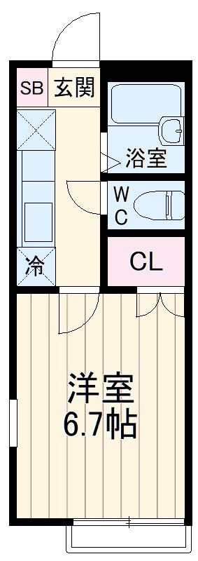 リューデスハイムⅤの間取り