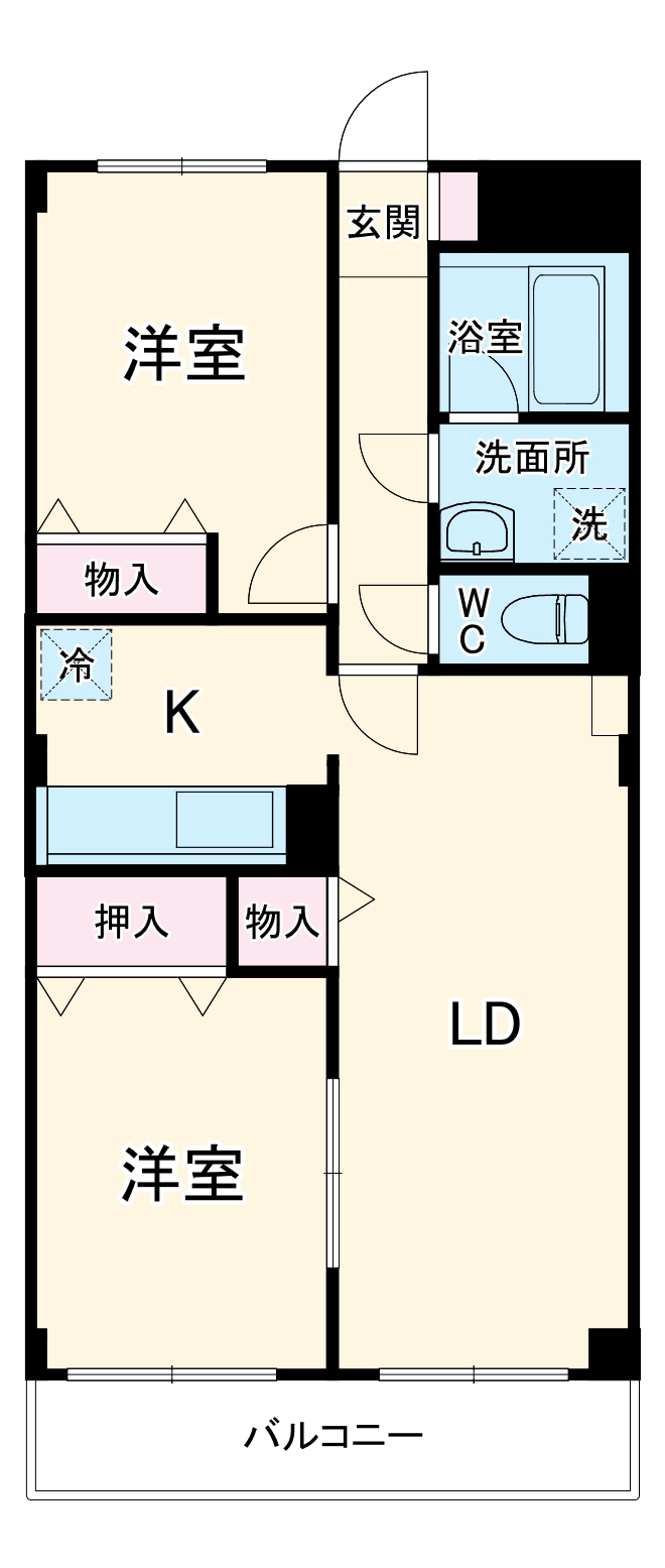 EAST NAKADAの間取り