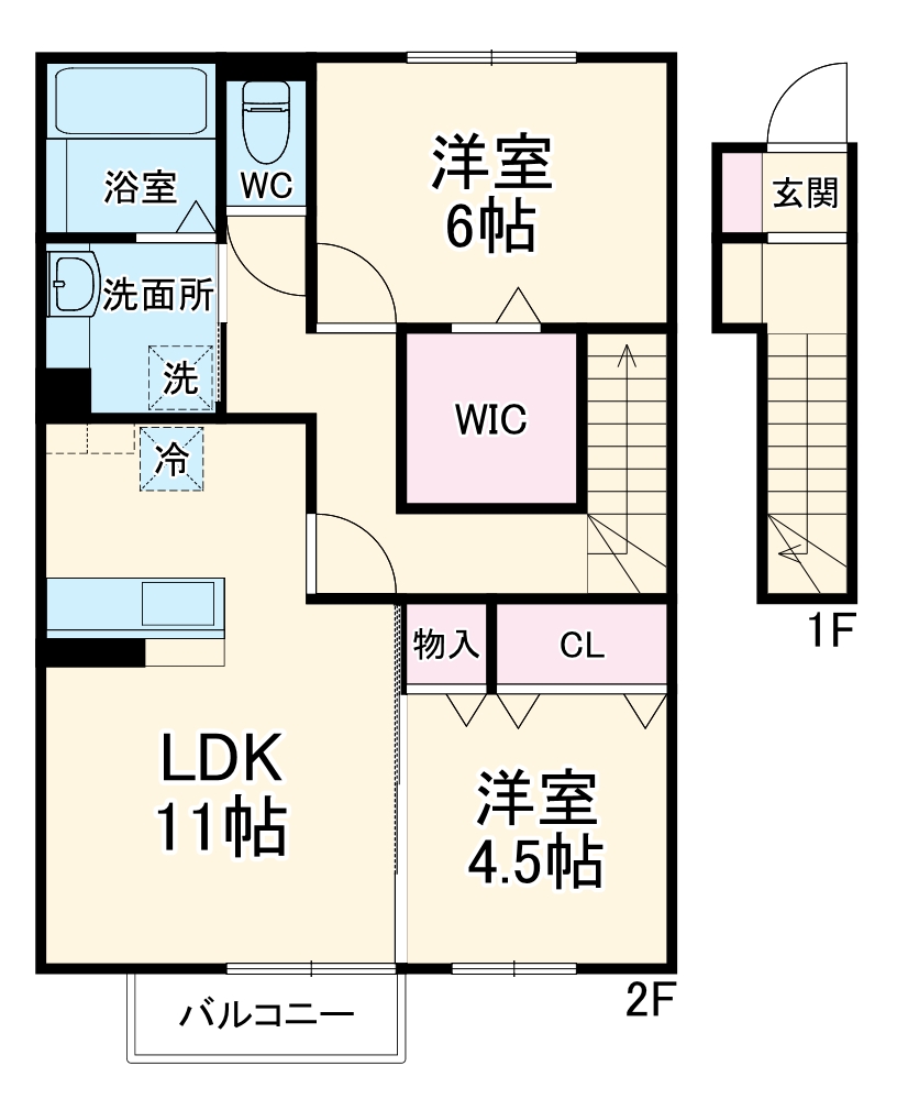 セジュールの間取り