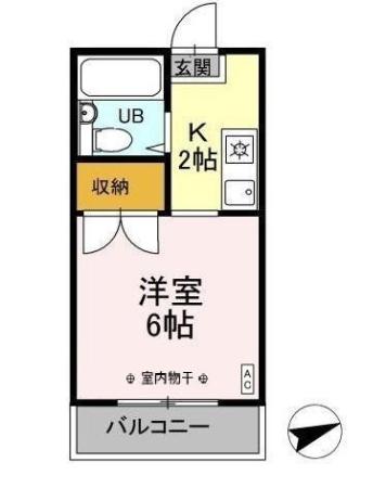 ジュネス昭島の間取り