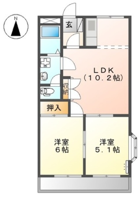 モナヴェイルの間取り