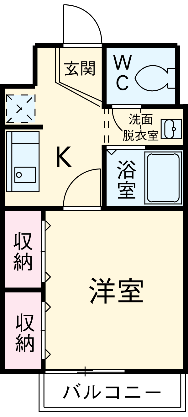 さくらフラットの間取り