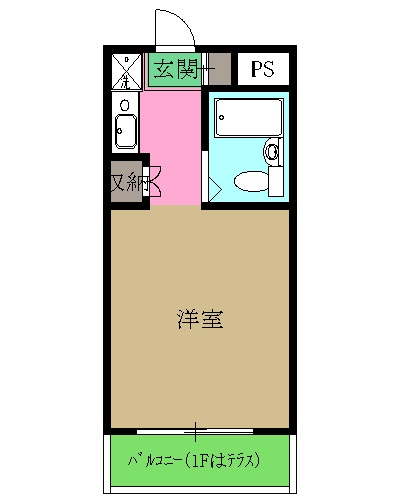 千信レジデンスの間取り