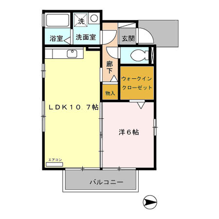 マーメイドシティの間取り