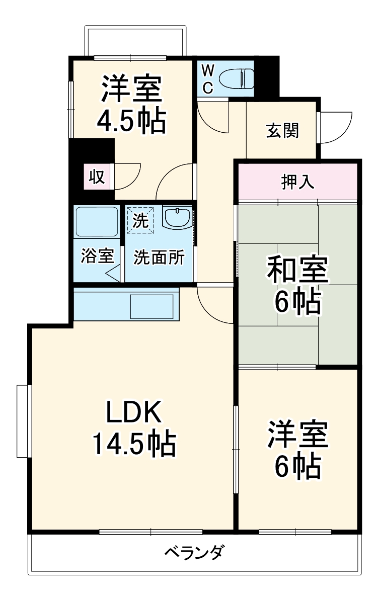 ドミール藤井の間取り