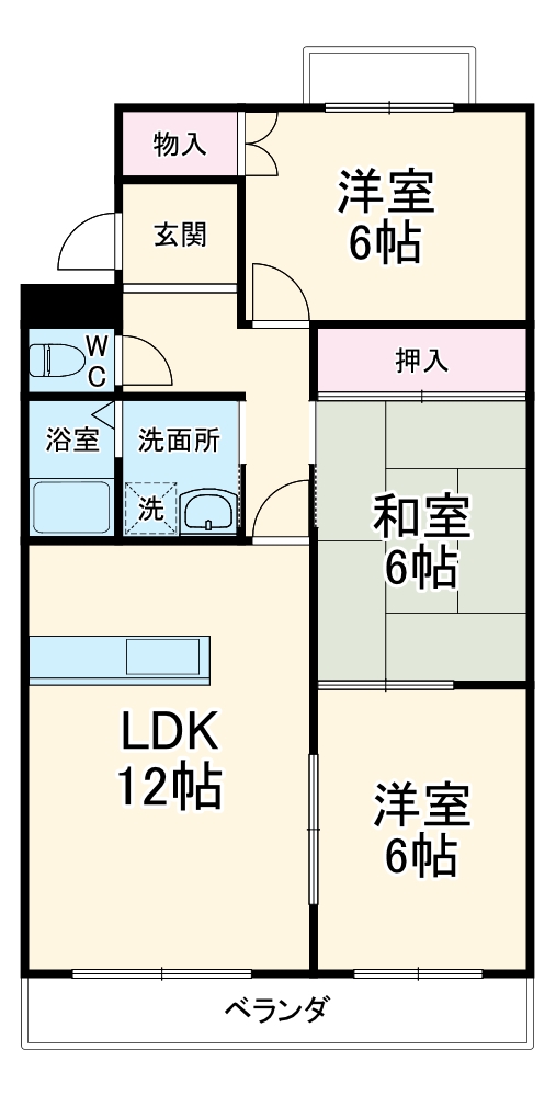 ドミール藤井の間取り