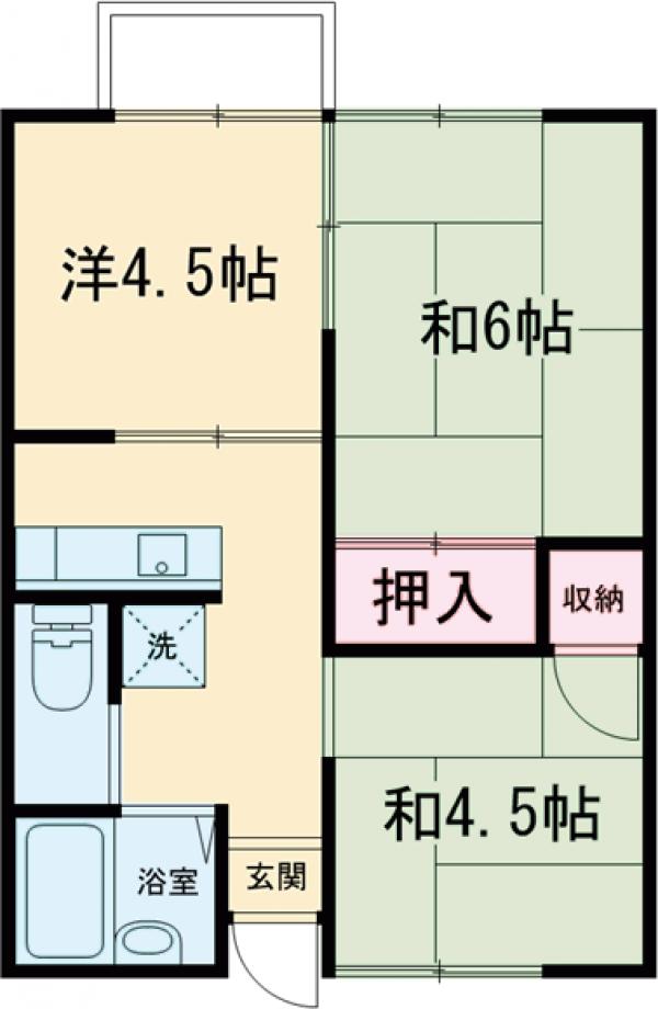 ハイツべインテⅠの間取り