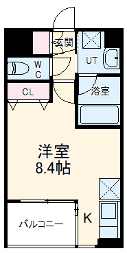 CITY SPIRE 名駅北の間取り
