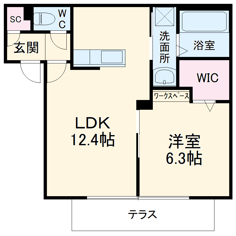 ヴァン シェールの間取り
