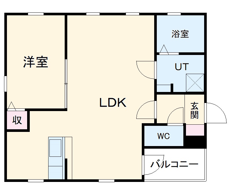 Leo Aries 大曽根の間取り