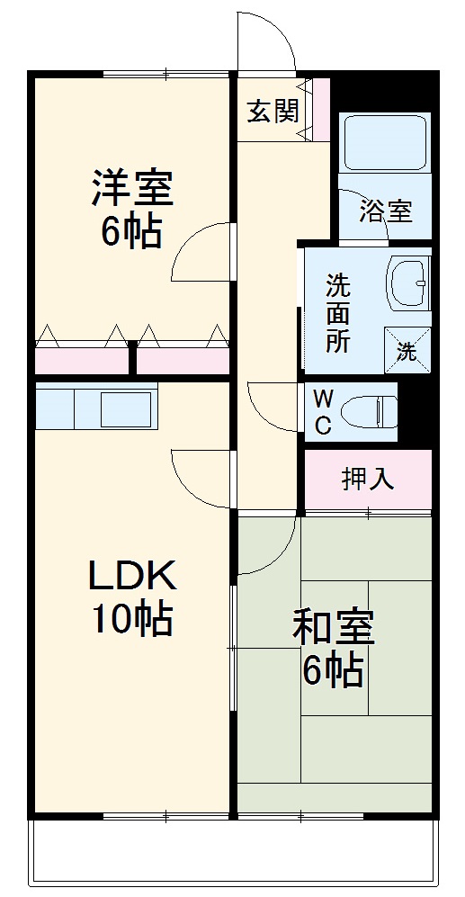 エステート小手指の間取り