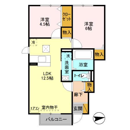 コンフォール・ウィットの間取り