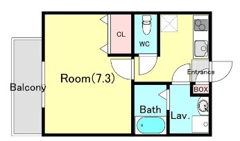 ジーメゾン薬園台の間取り