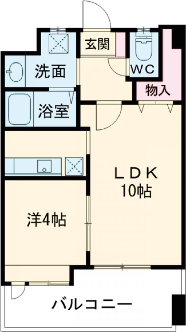 グランドール薬院の間取り