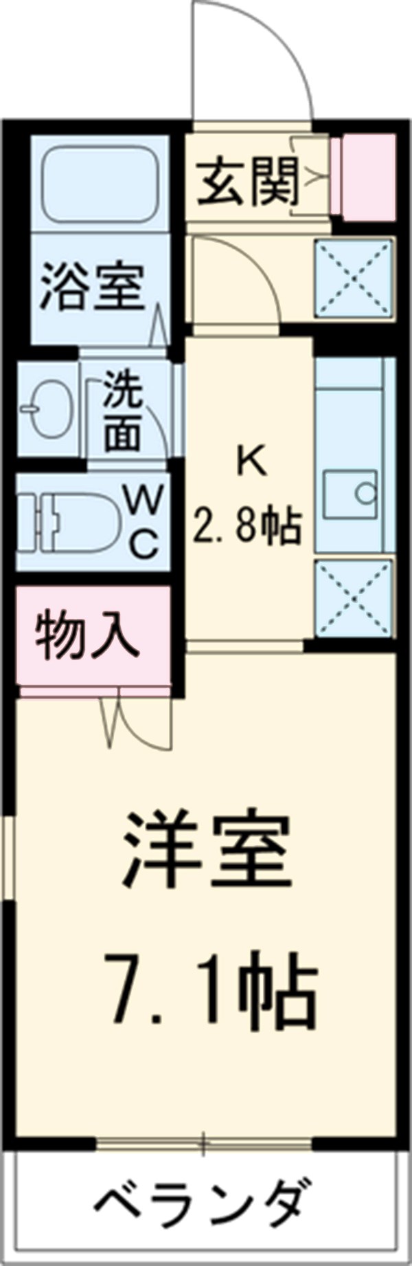 エクセルマンションの間取り