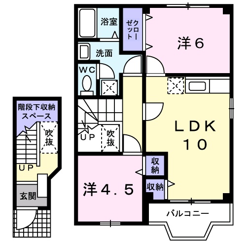 ドリーム Cの間取り
