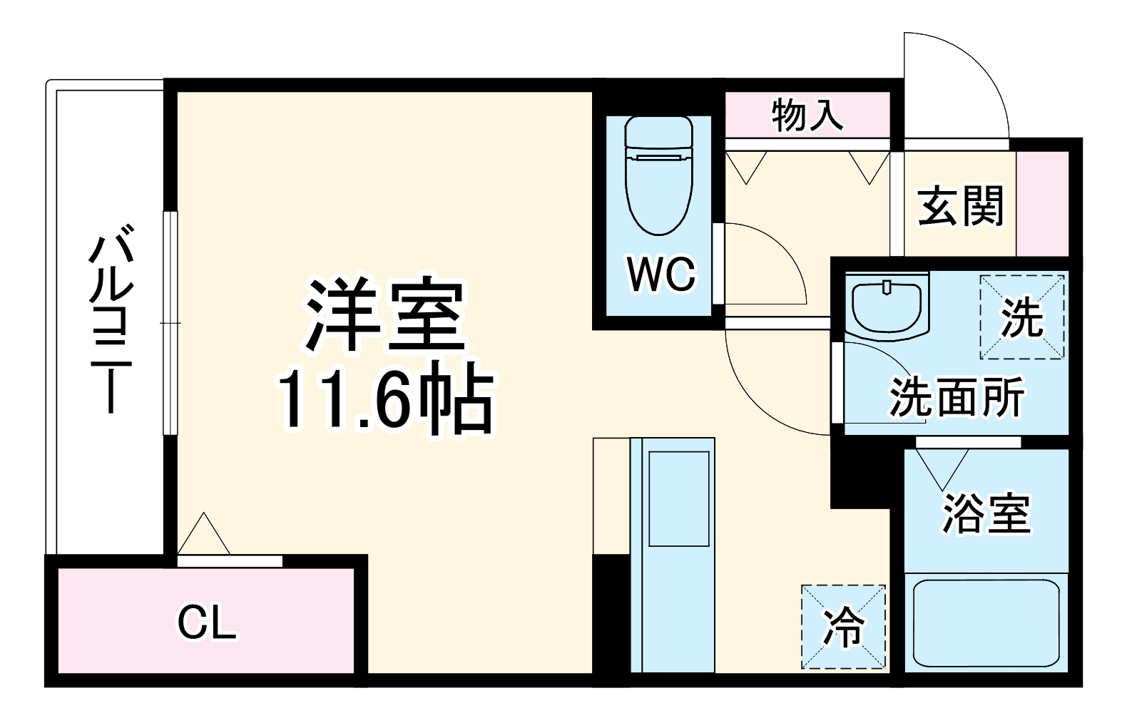 サンシャインヒルズ昭和町の間取り