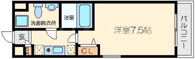 シャルル上新庄の間取り