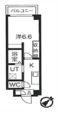 KORE・YIELD大阪(コアイールド)の間取り