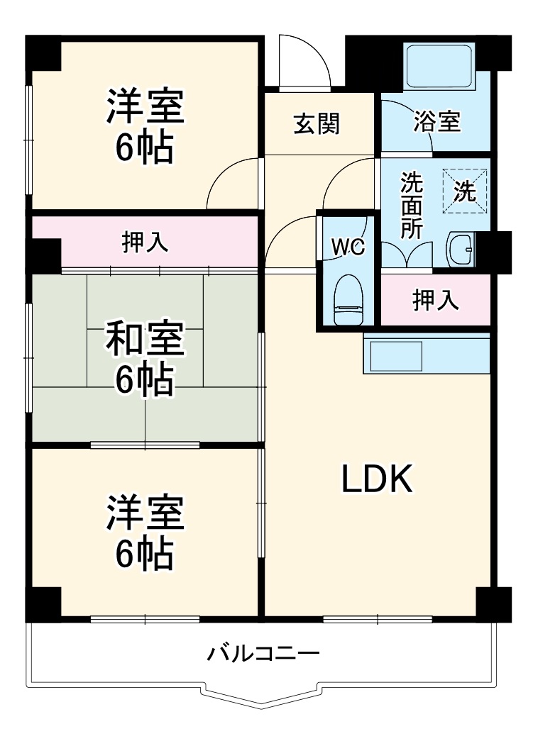 ロイヤルハイツ千里の間取り
